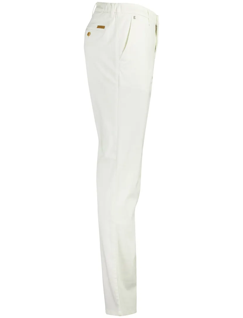 Gardeur broek wit stretch katoen normale fit