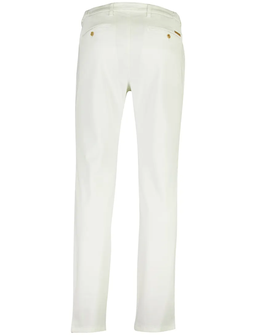 Gardeur broek wit stretch katoen normale fit