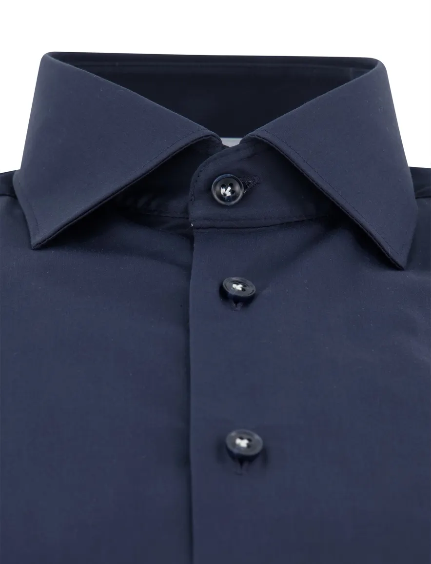 Overhemd John Miller donkerblauw 5801013-18