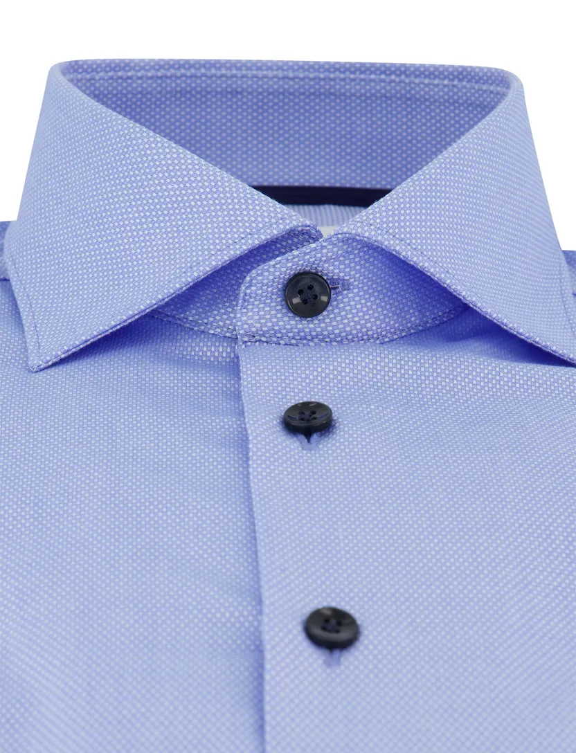 Overhemd John Miller blauw geprint