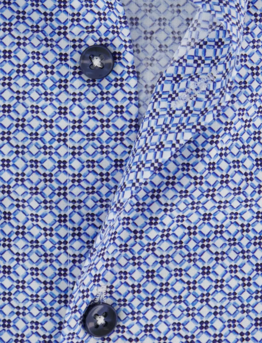 Ledub Shirt vrijetijd ml 5 Licht bl 802014-13