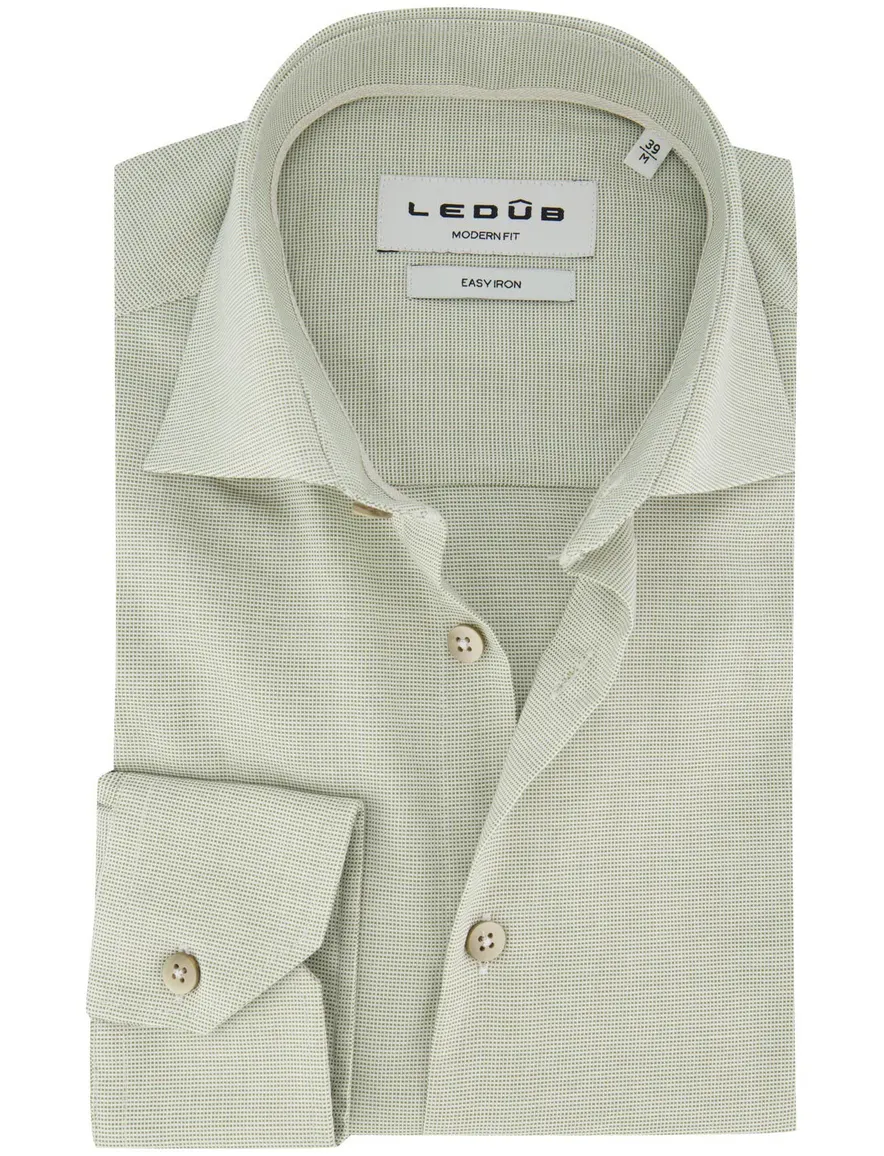 Ledub Shirt vrijetijd ml 5 Lichtgro 802021-53