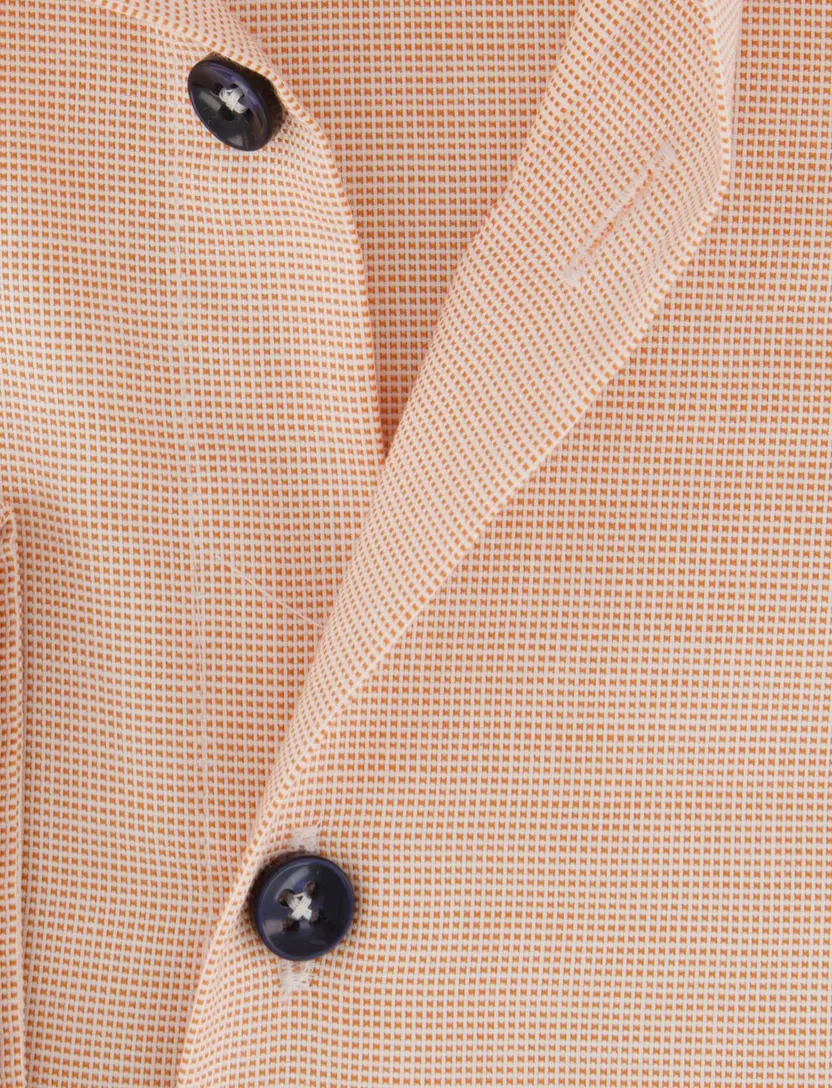 Overhemd Ledub Modern Fit roze geprint