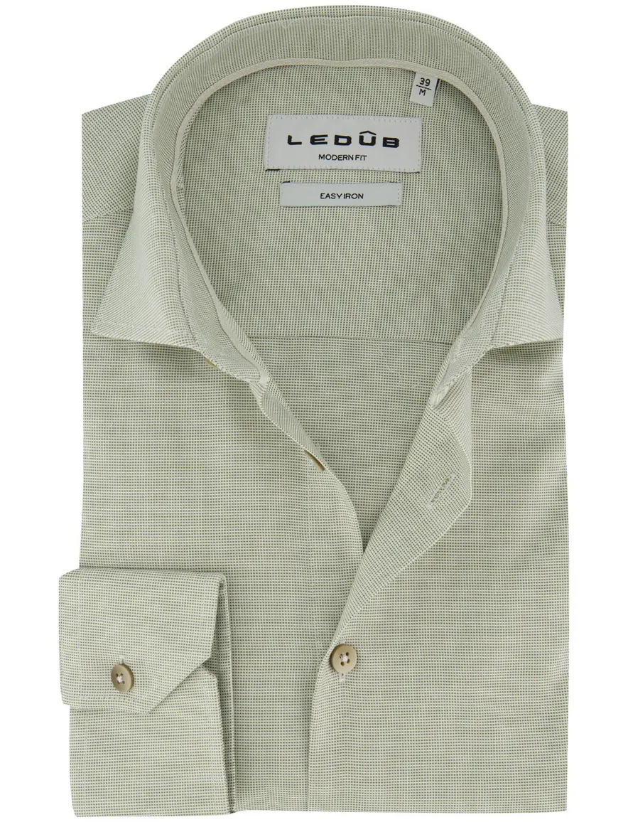 Ledub Shirt dress ml 7 Lichtgroen 5 802022-53