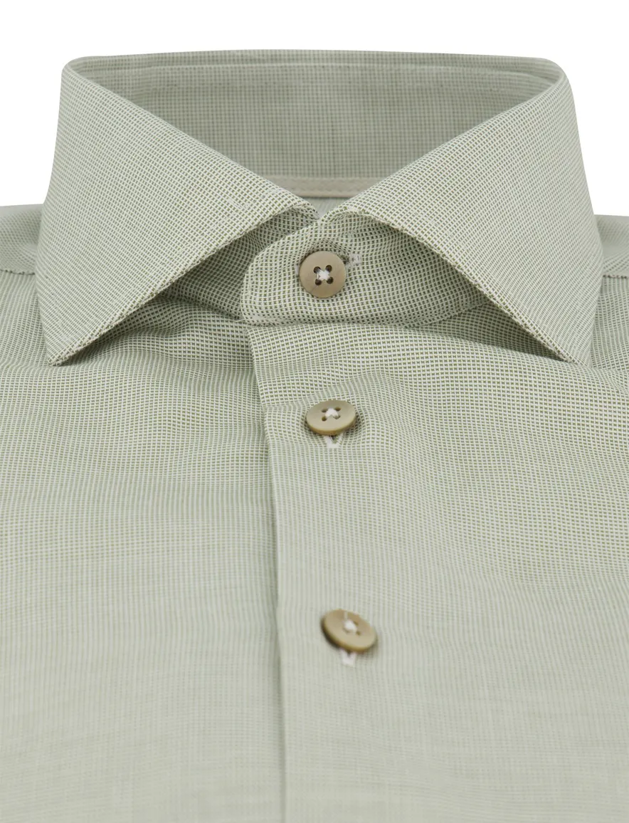 Ledub Shirt dress ml 7 Lichtgroen 5 802022-53