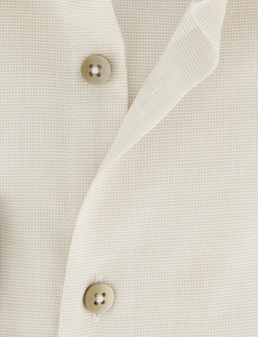 Ledub Modern Fit beige mouwlengte 7
