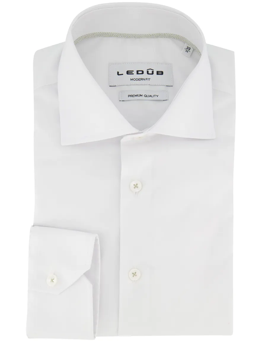 Ledub Shirt vrijetijd ml 5 Spierwit 802024-91