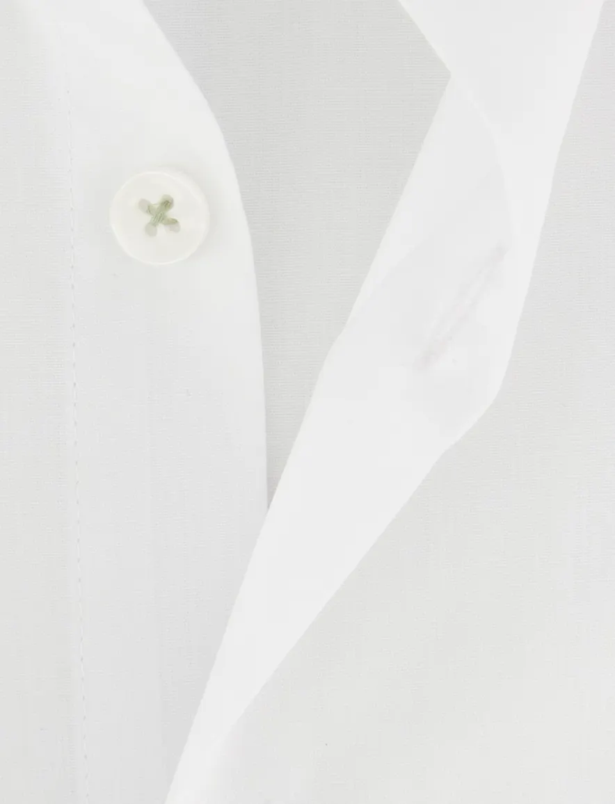 Ledub Modern Fit overhemd wit mouwlengte 7