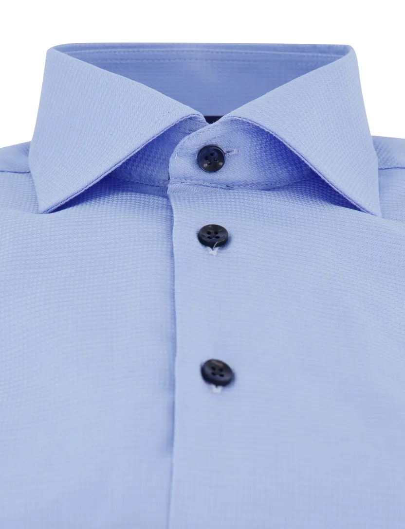 Overhemd Ledub Modern Fit lichtblauw Easy Iron