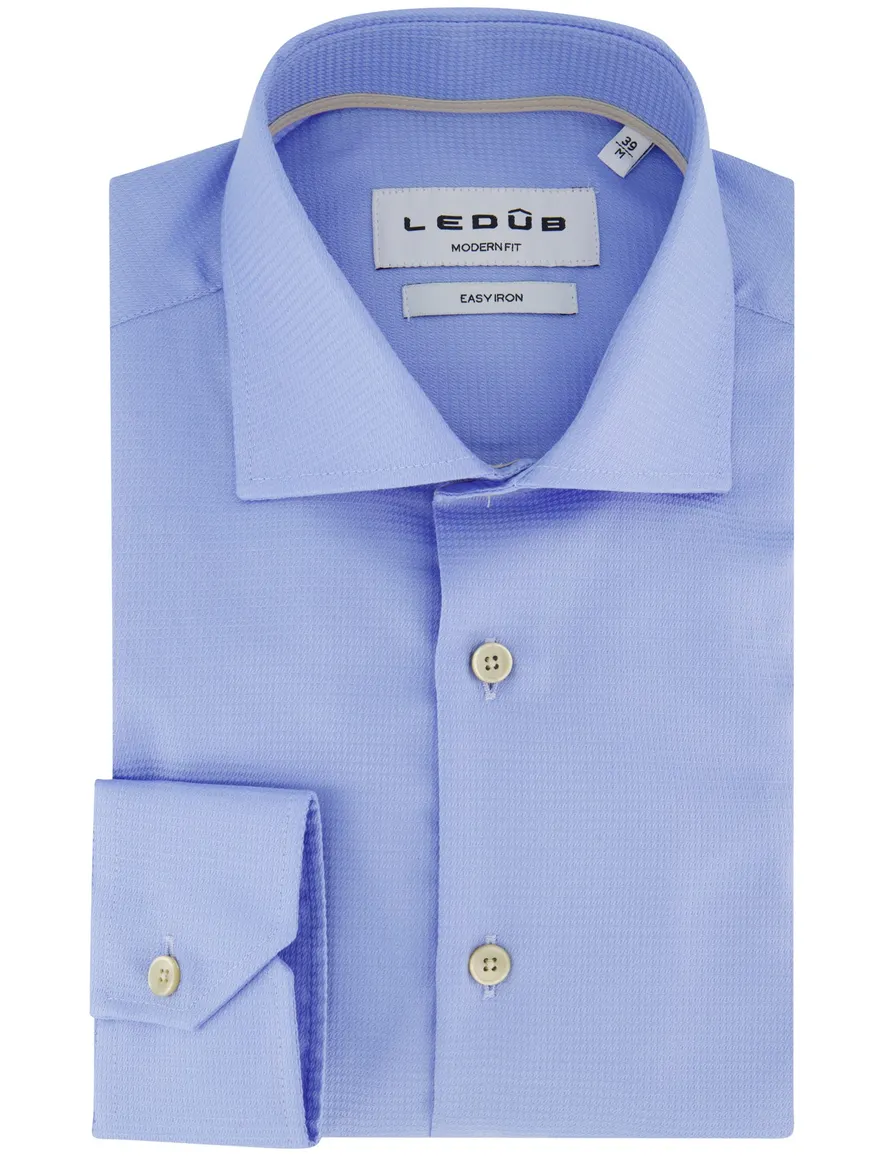 Ledub Shirt vrijetijd ml 5 Licht bl 802026-13