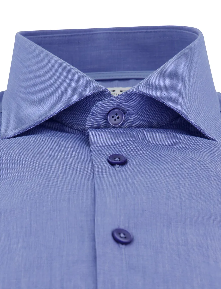 Ledub Shirt dress ml 7 Middenblauw 802029-15