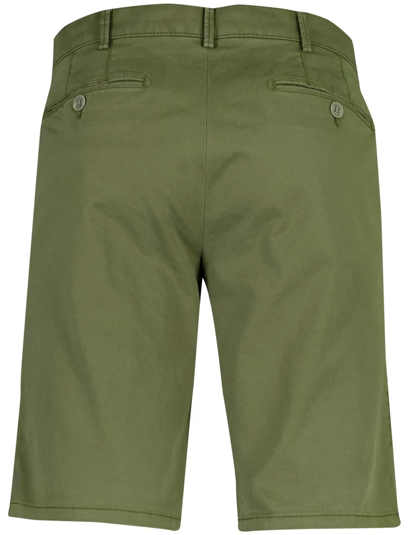Chino shorts olijfgroen Meyer katoen
