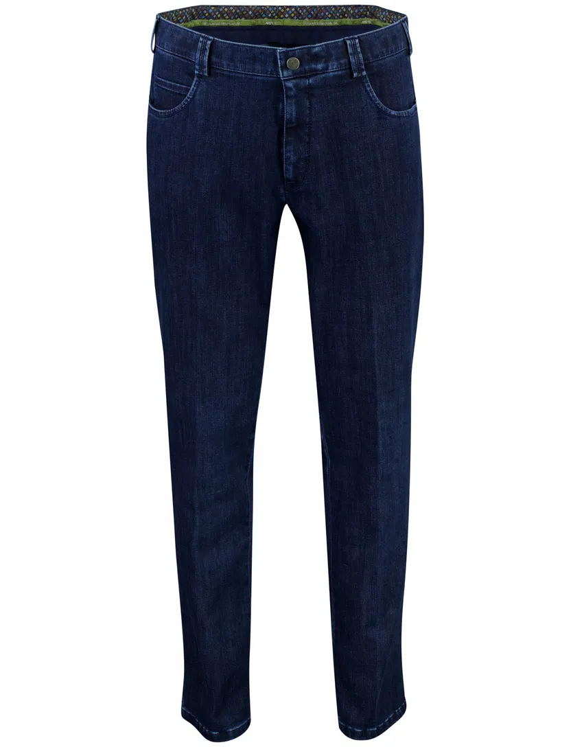 Broek 5-pocket model Meyer donkerblauw spijker Dubai