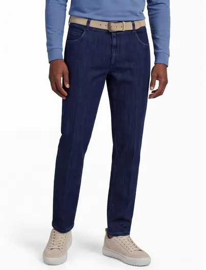 Meyer Broek 5-pocket model Meyer donkerblauw spijker Dubai
