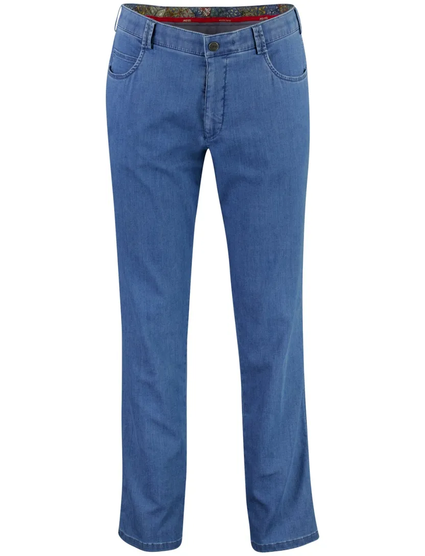 Chino Meyer blauw Dubai normale fit