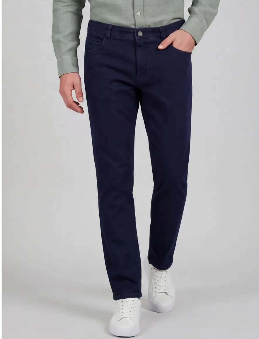 Broeken Meyer donkerblauw