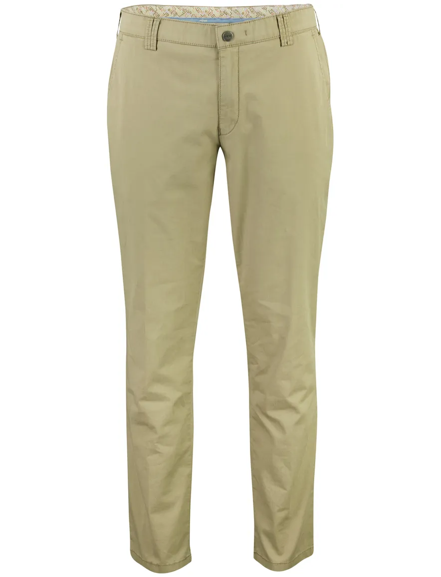 Meyer chino Rio effen beige