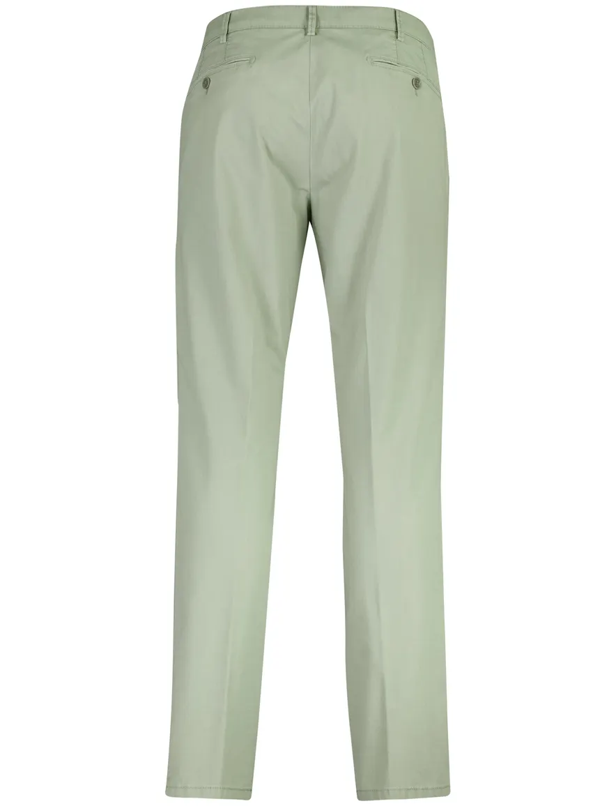 Meyer chino Rio groen tencel