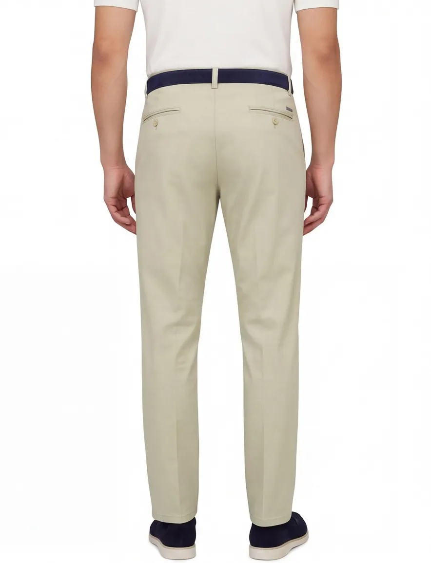 Meyer chino Rio beige tencel