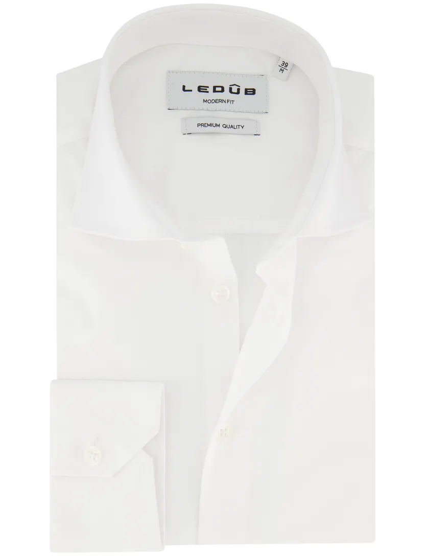 Overhemd Ledub Modern Fit wit