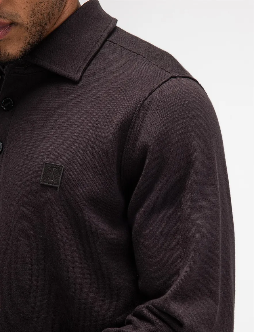 Butcher of Blue poloshirt bruin