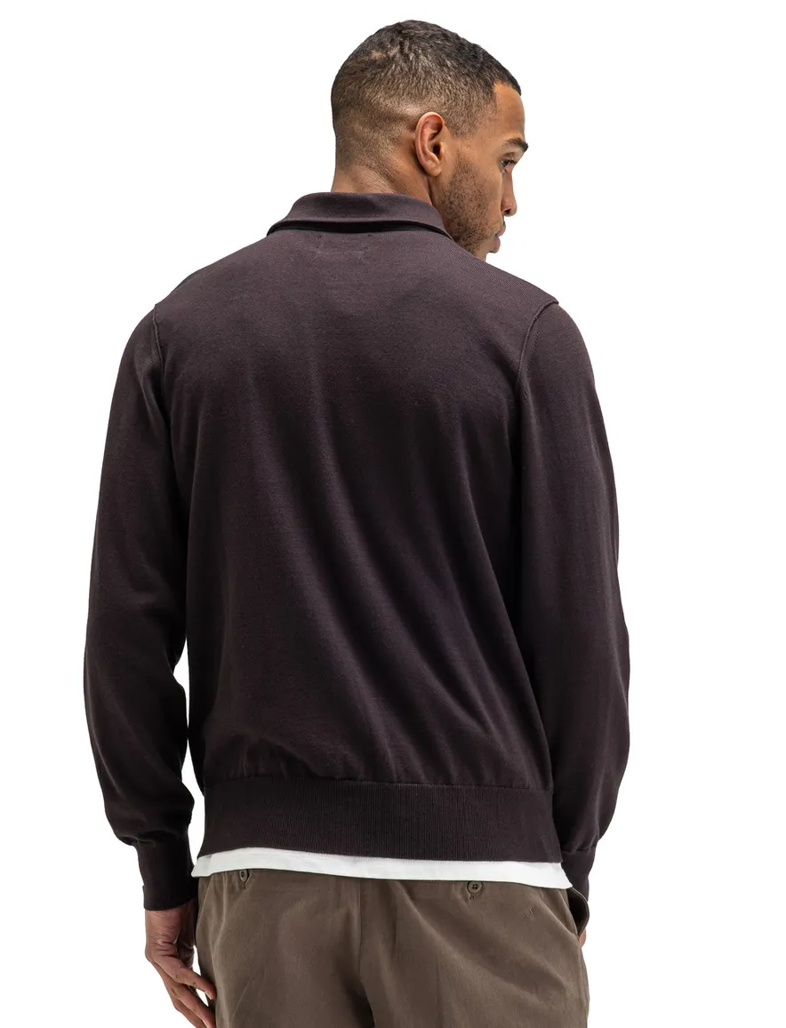 Butcher of Blue poloshirt bruin