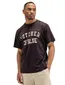 Butcher of Blue T-shirt ronde hals bruin met opdruk