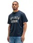 Butcher of Blue T-shirt ronde hals navy met opdruk