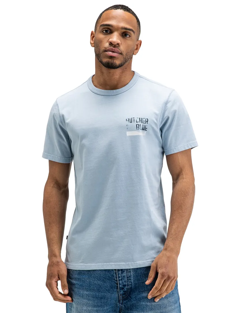 T-shirt Butcher of Blue lichtblauw backprint