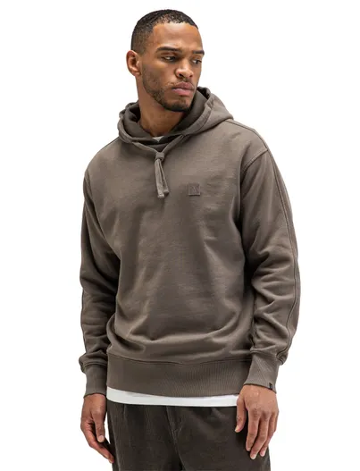 Butcher of Blue Butcher of Blue hoodie bruin met capuchon