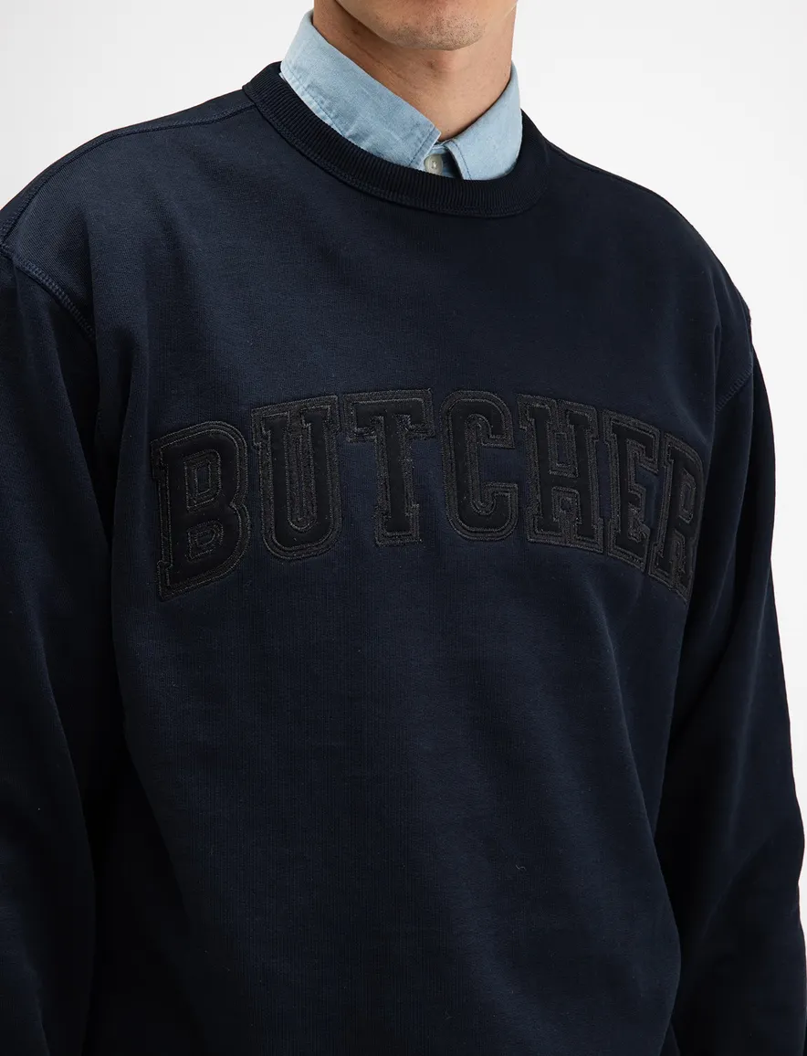 Butcher of Blue trui donkerblauw