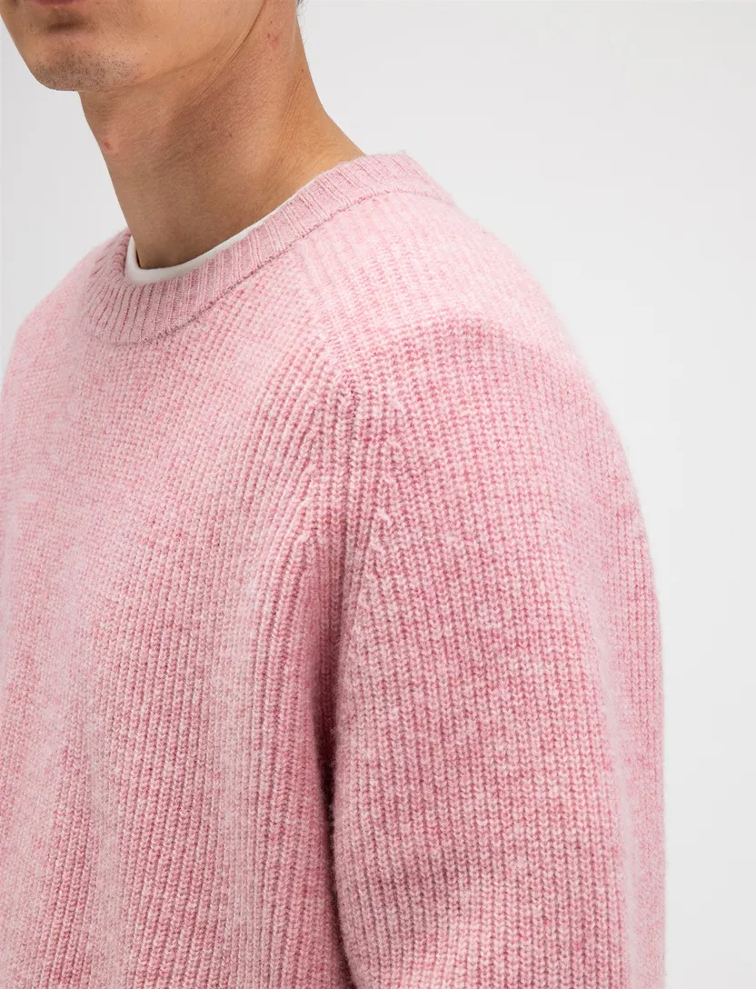 Trui Butcher of Blue roze wol ronde hals