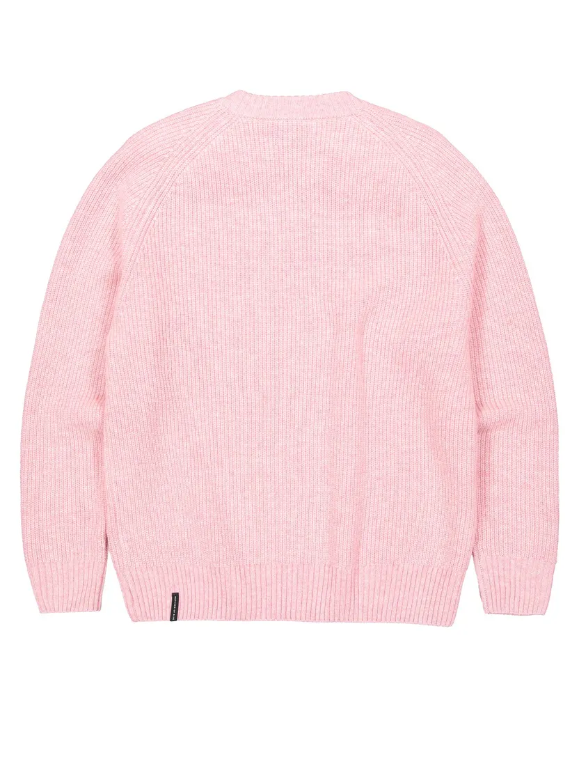 Trui Butcher of Blue roze wol ronde hals