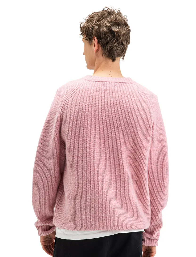 Trui Butcher of Blue roze wol ronde hals