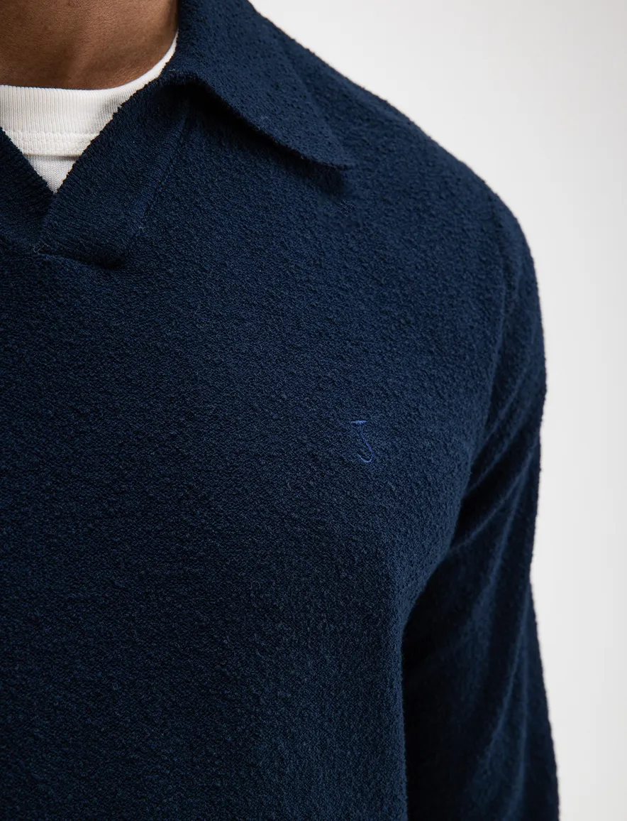 Poloshirt Butcher of Blue donkerbla blauw