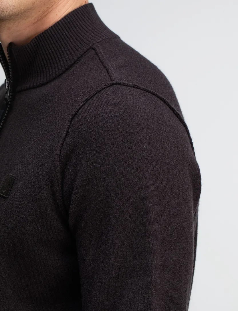 Trui half zip Butcher of Blue bruin