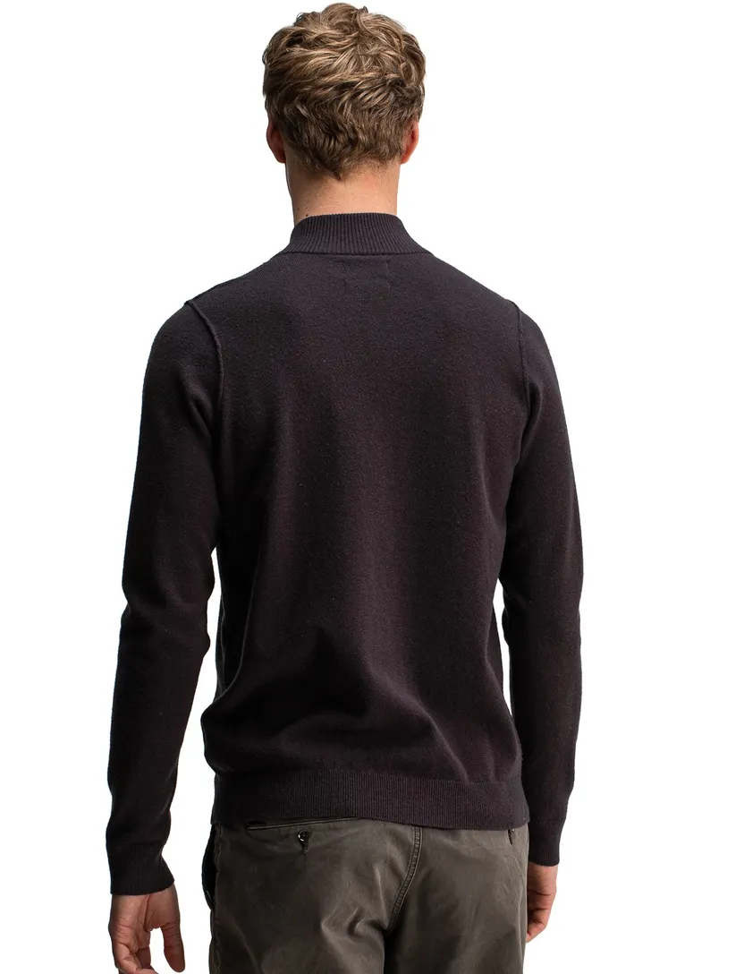 Trui half zip Butcher of Blue bruin
