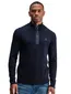 Trui half zip Butcher of Blue donkerblauw