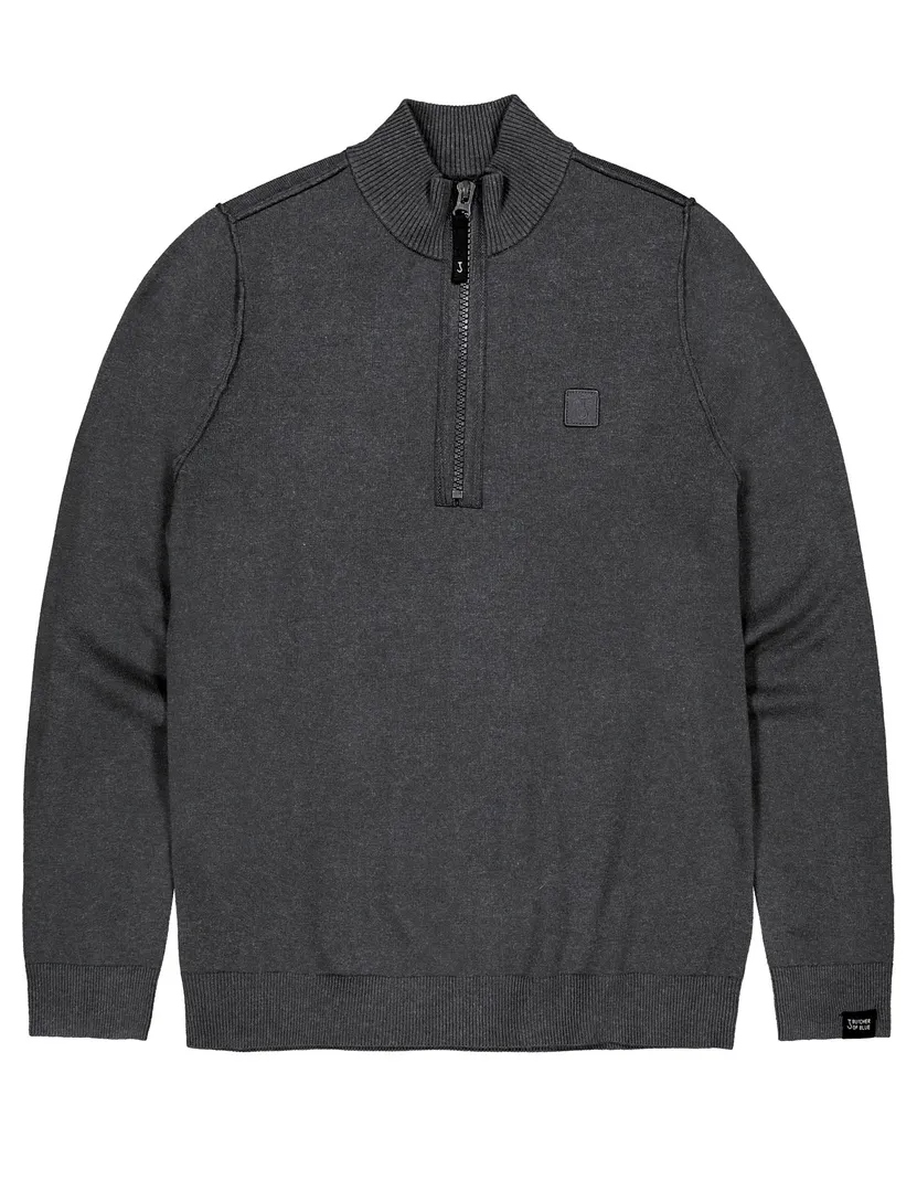Truien Butcher of Blue antraciet sweater wol