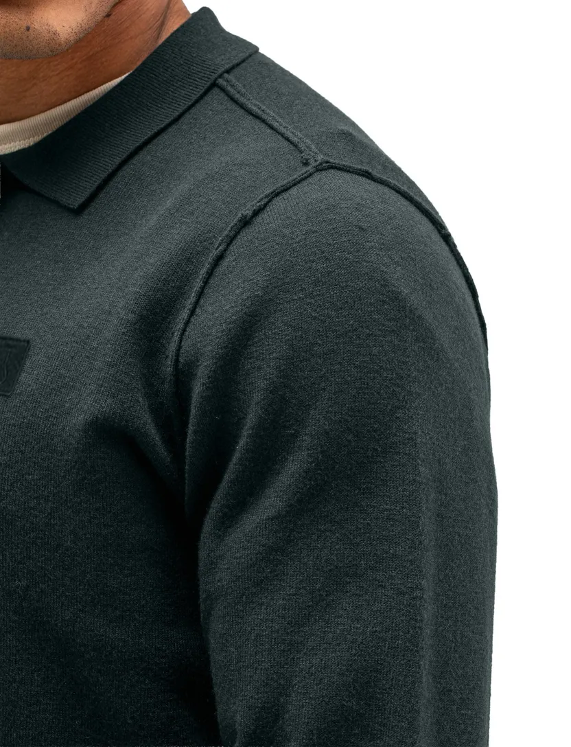 Poloshirt Butcher of Blue groen wol
