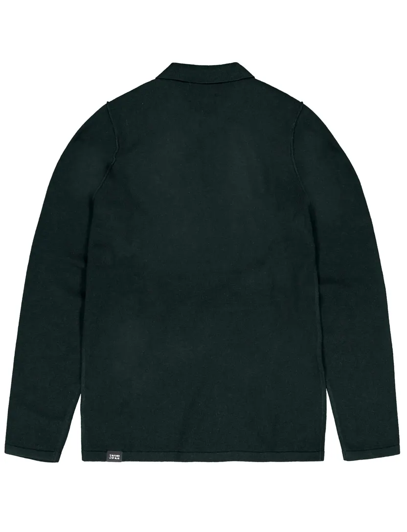Poloshirt Butcher of Blue groen wol