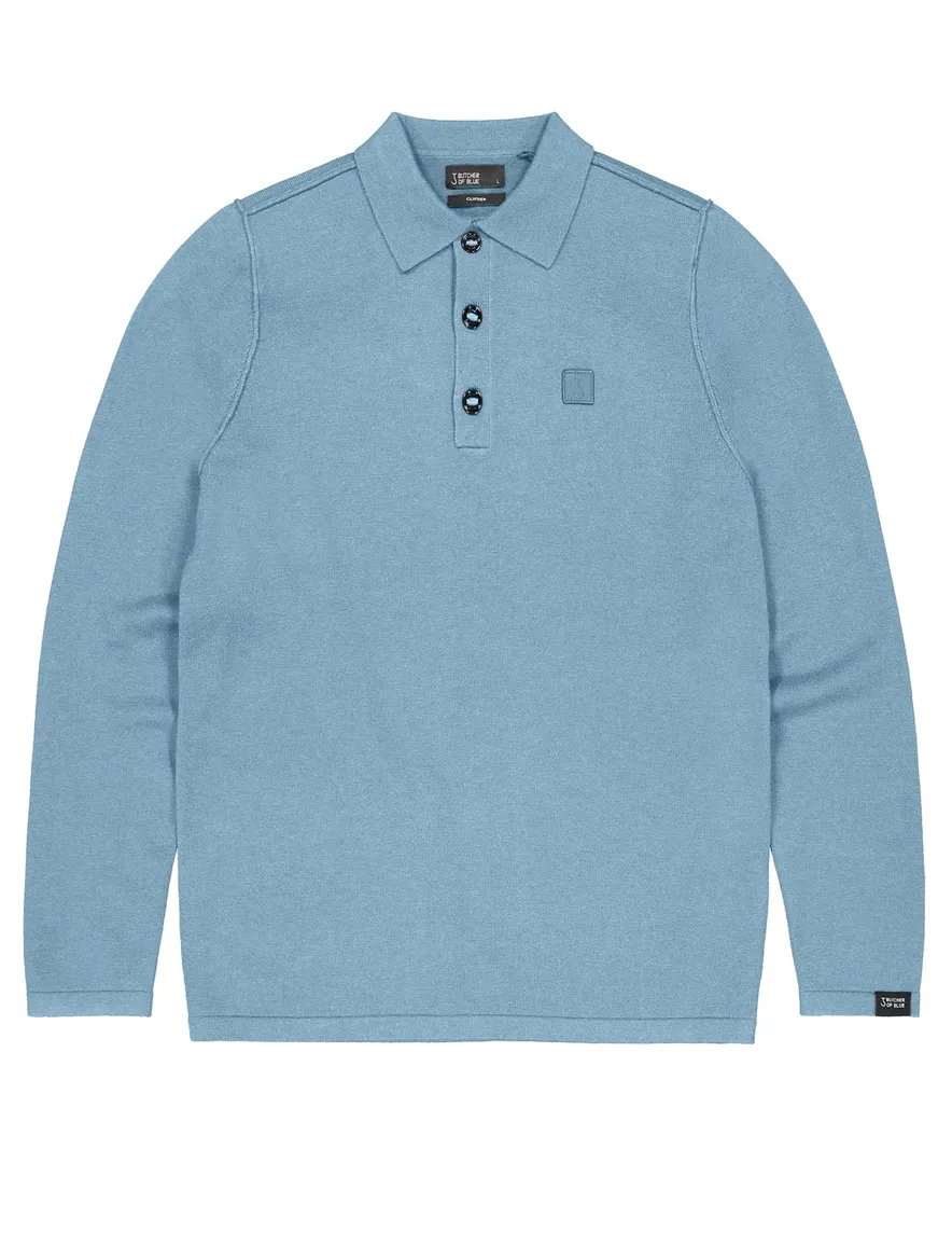 Poloshirt Butcher of Blue lichtblau blauw