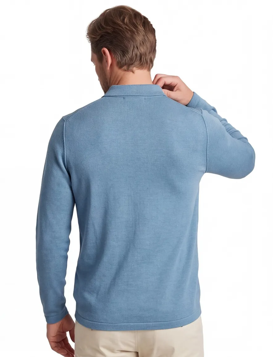Poloshirt Butcher of Blue lichtblau blauw