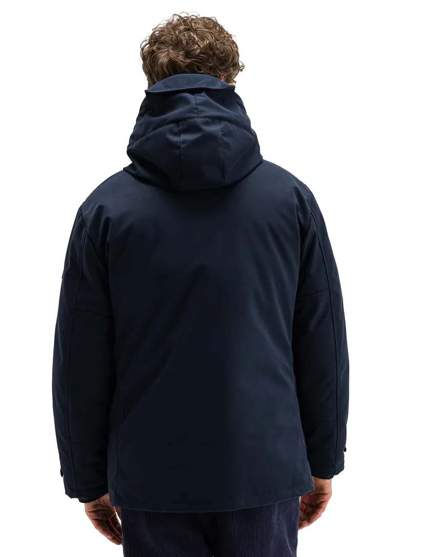 Gewatteerde jas Butcher of Blue donkerblauw