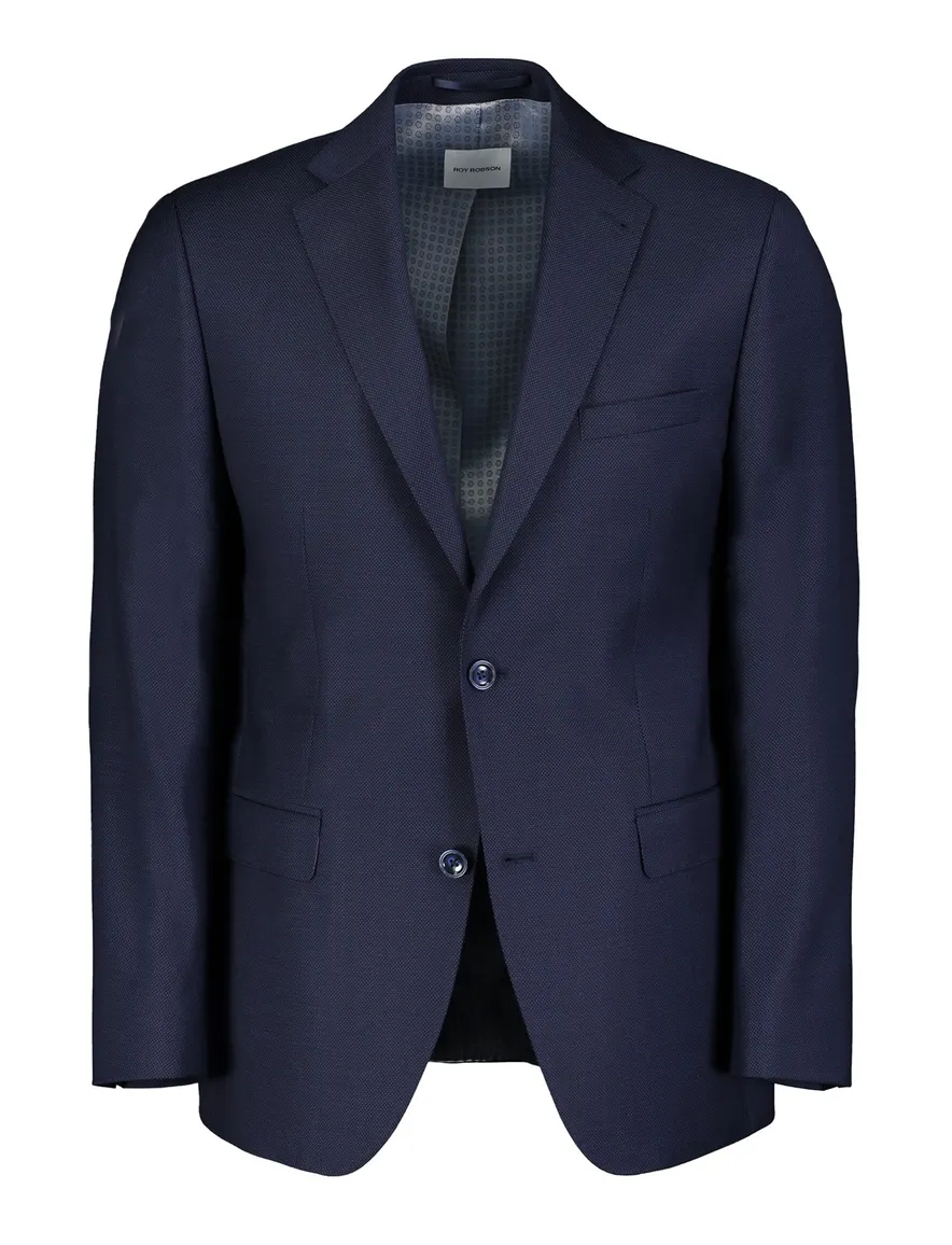 Roy Robson colbert donkerblauw slim fit