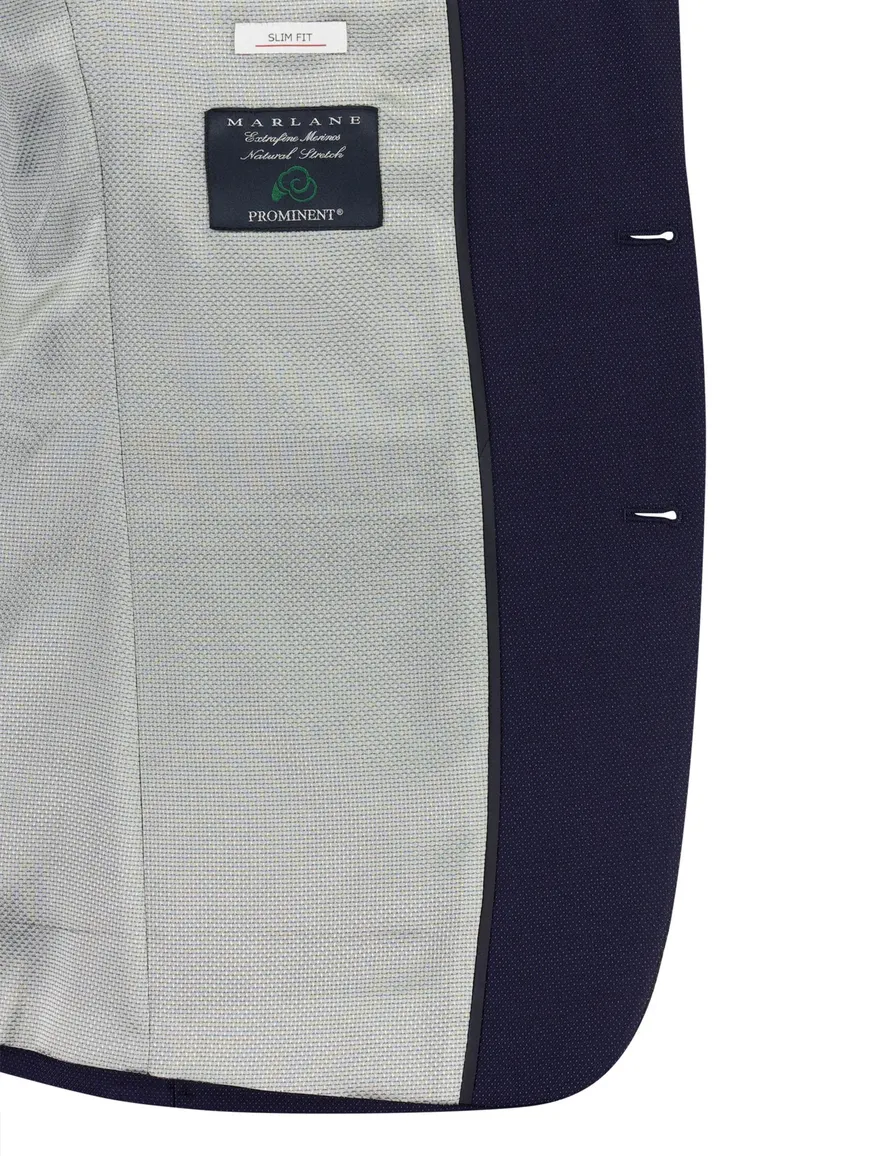 Roy Robson colbert donkerblauw slim fit