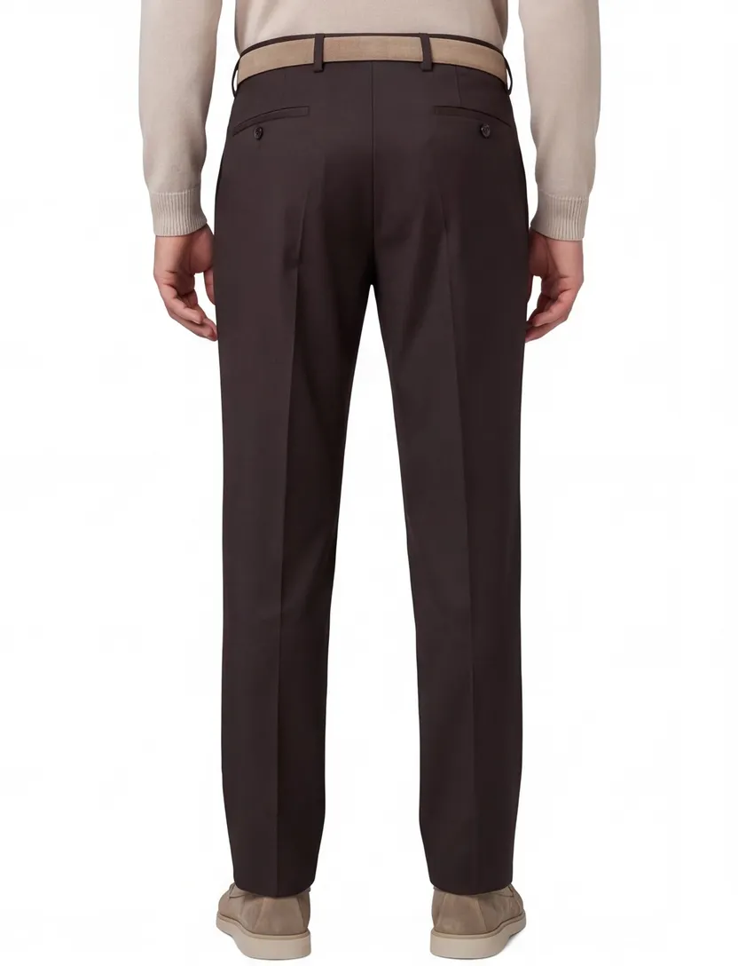 Chino Roy Robson bruin slim fit