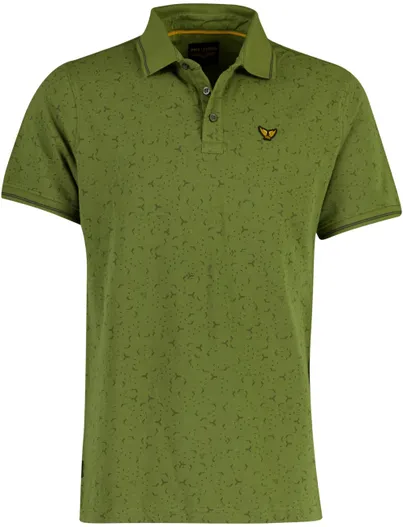 PME Legend PME Legend polo v-hals bordeaux katoen