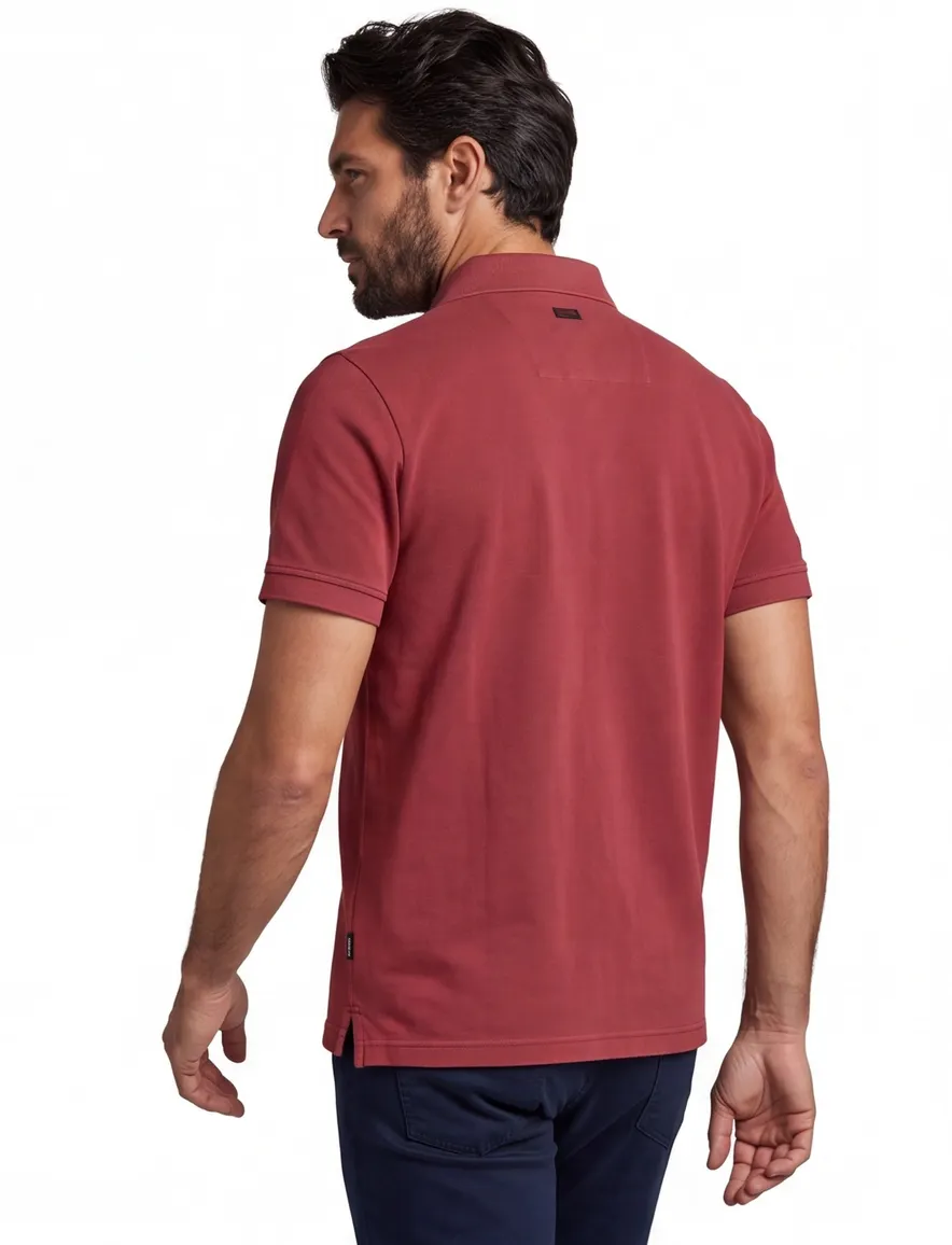PME Legend poloshirt rood piqué