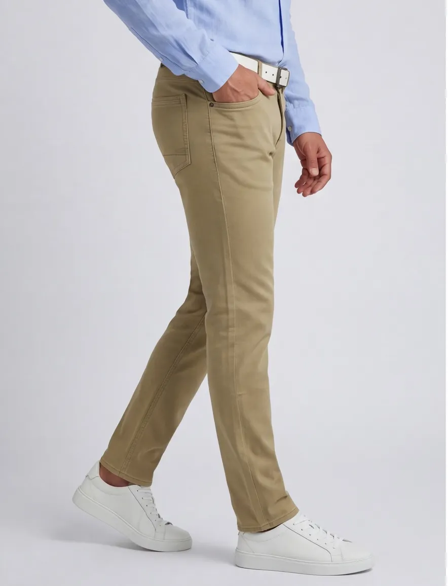 PME Legend Tailwheel chino slim fit bruin